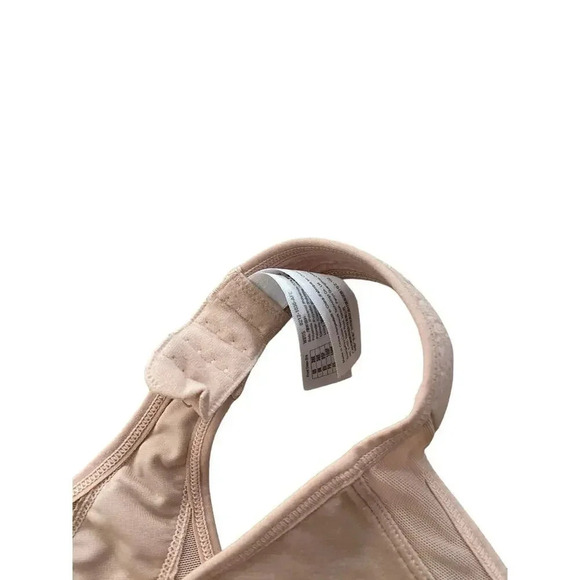 Delimira Beige Front Close Full Coverage Wire Free Back Support Bra Size 38E - Picture 5 of 9